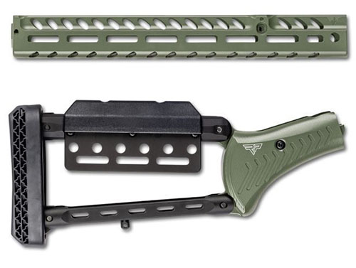 Améliore ton Marlin avec le Ranger Point M-LOK Handguard et la crosse réglable, légers, ergonomiques et compatibles avec de nombreux modèles.